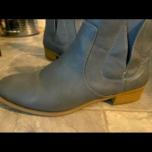 Nine West gray booties.